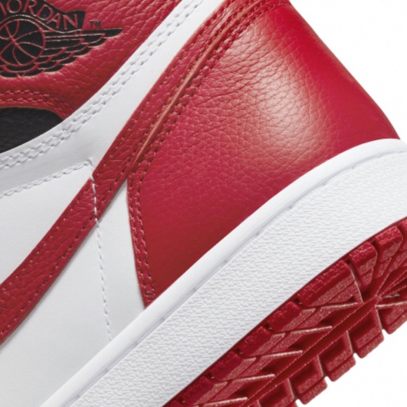 Air Jordan by Nike 1 Retro High OG Heritage White Red Black SZ. 10 - Picture 6 of 13